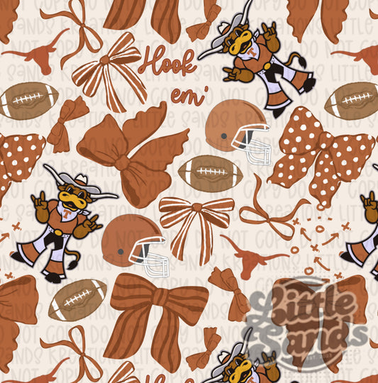 Game day bows-Texas