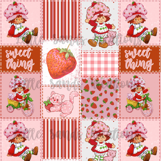 Strawberry shortcake patchwork