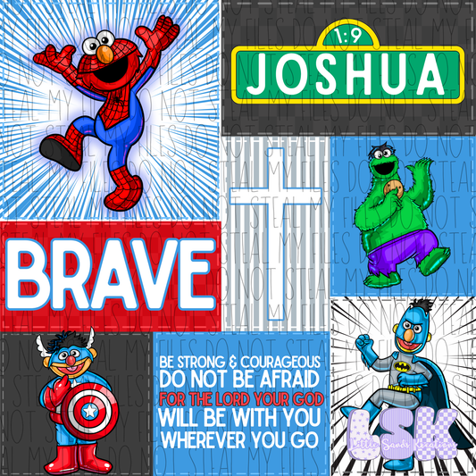 Brave Street Hero patchwork