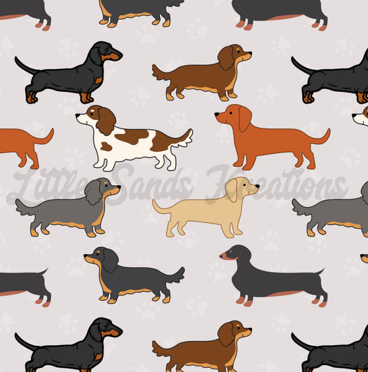 Daschund seamless