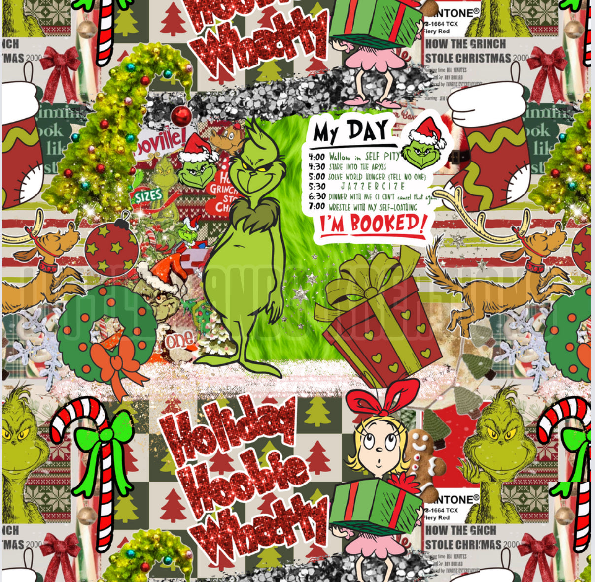 Christmas dude collage