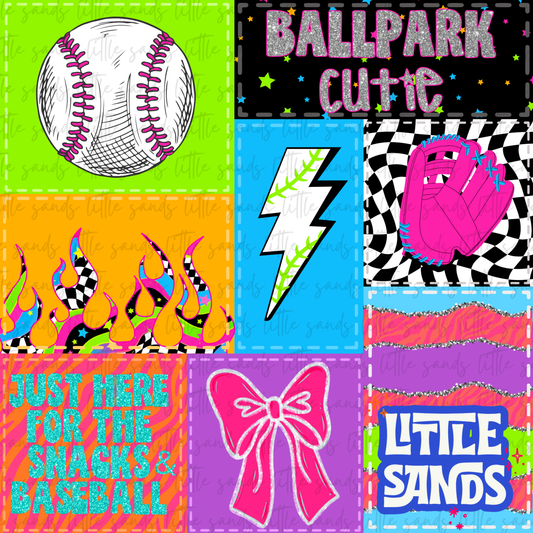 Ballpark cute patchwork