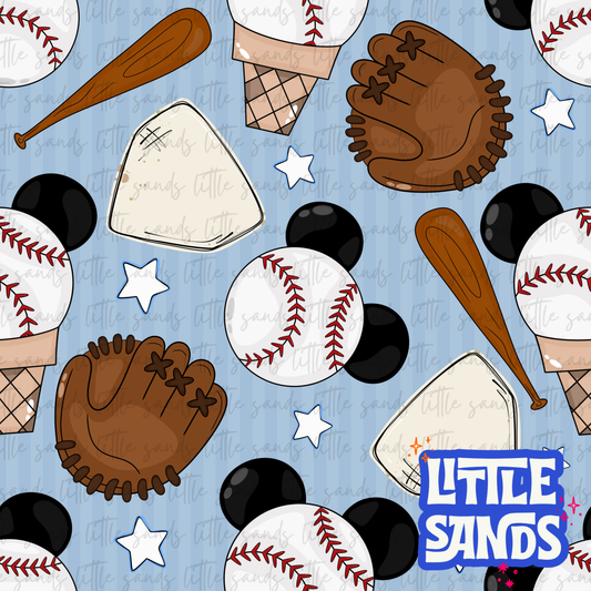 Boy mouse baseball