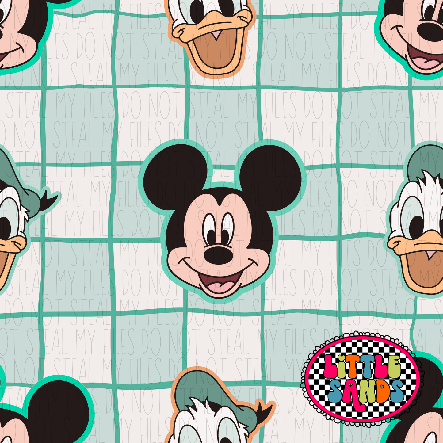 Mouse friends checkers/bundle