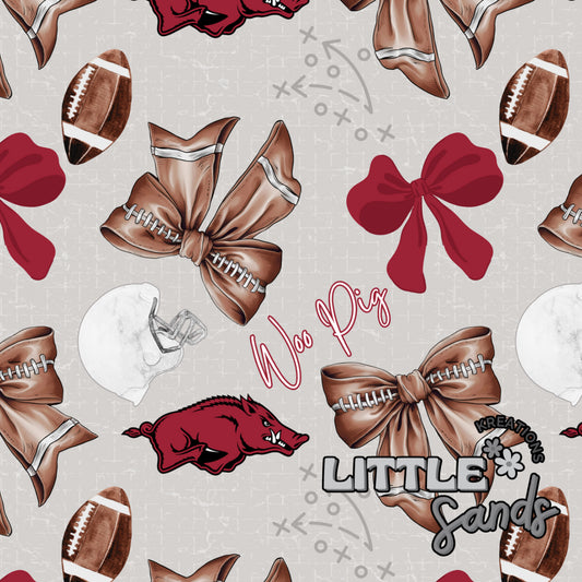 Football coquette-razorback
