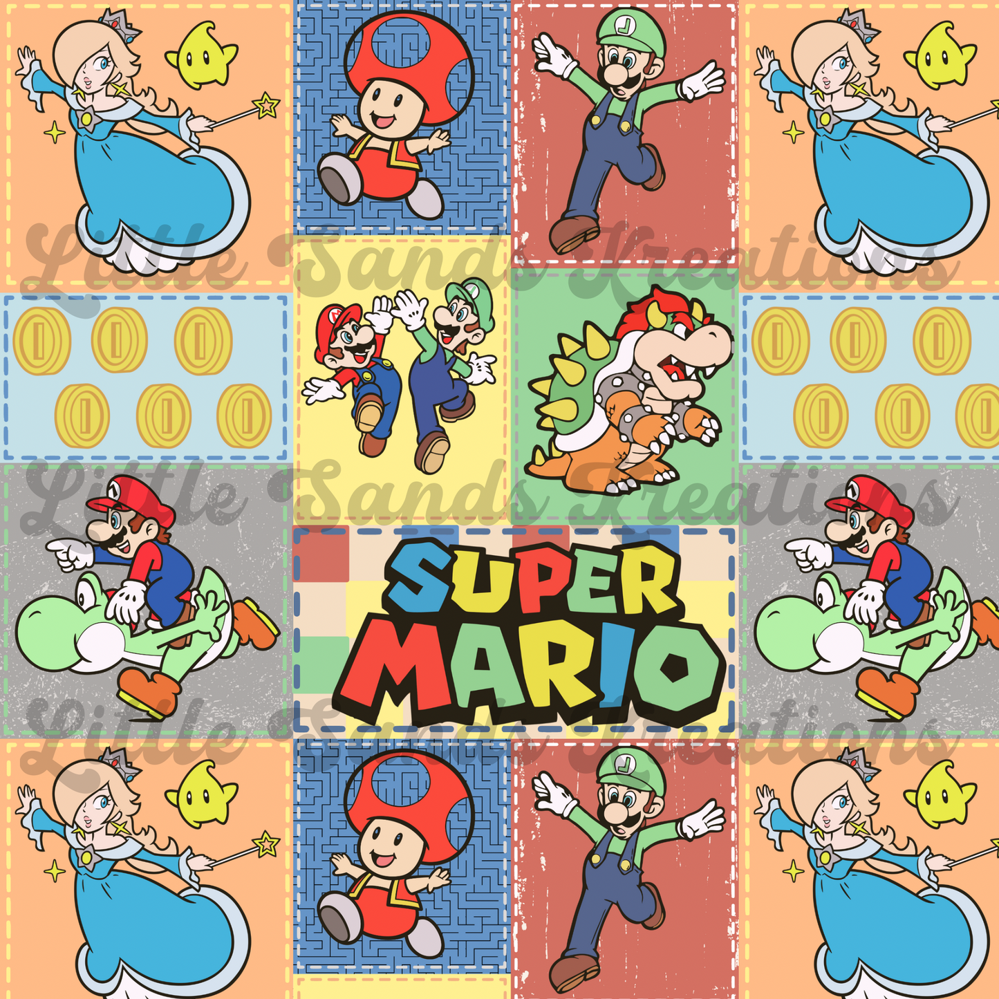 Bros patchwork