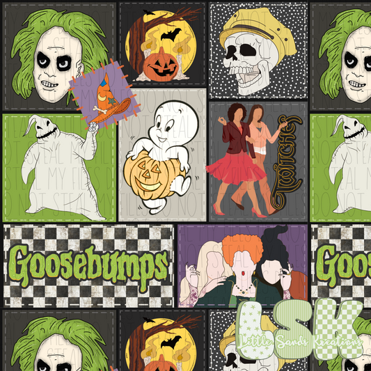 Halloween mashup patchwork