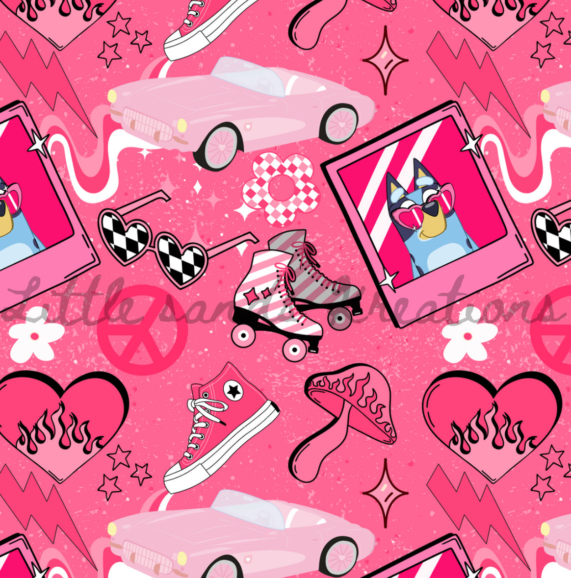 Pink Bluey