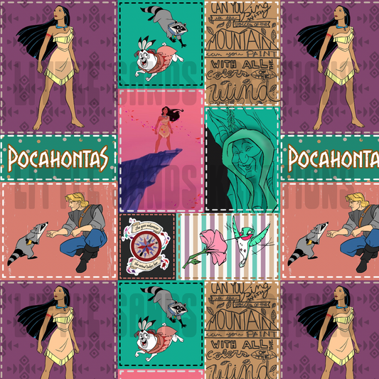 Pocahontas patchwork