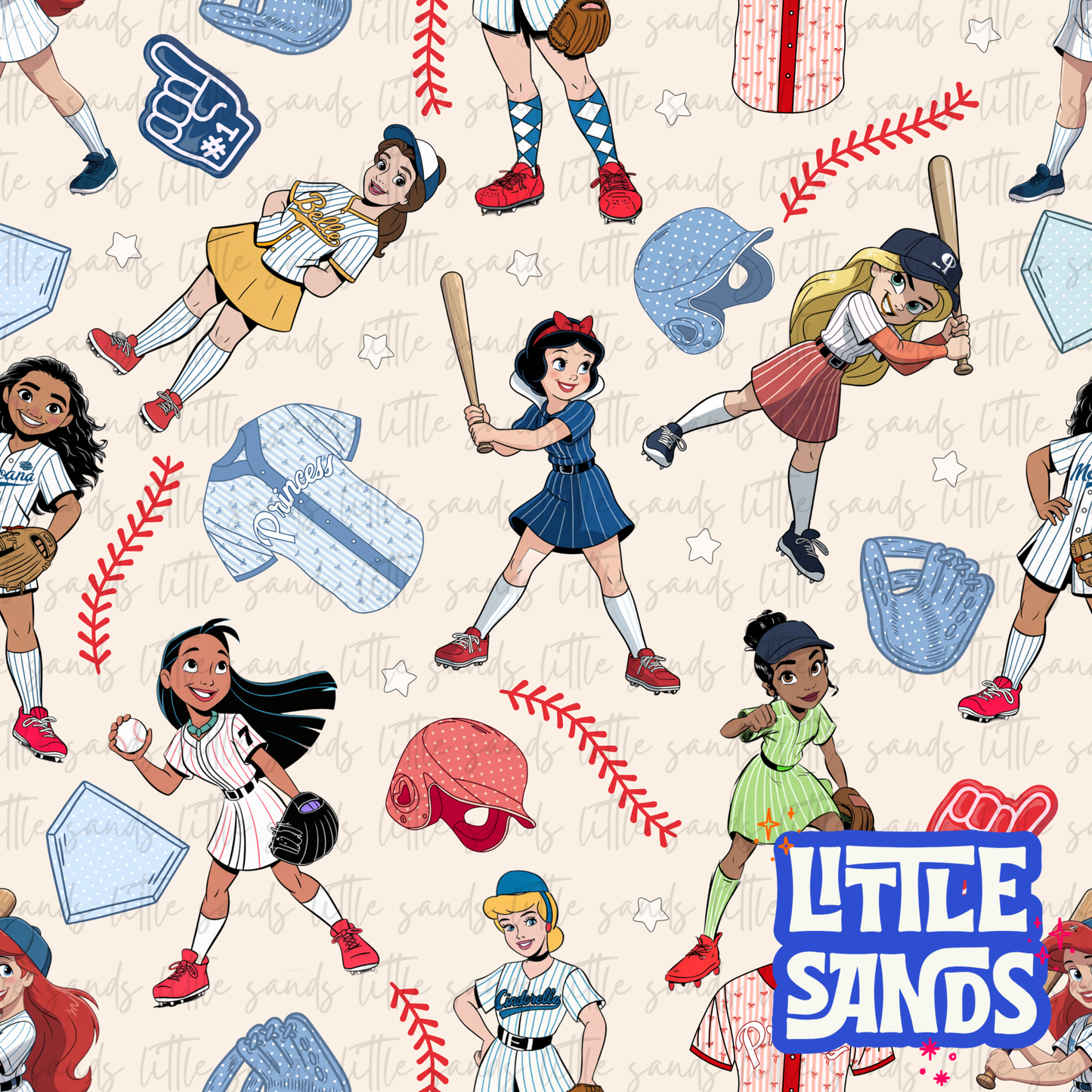 Baseball princess tan
