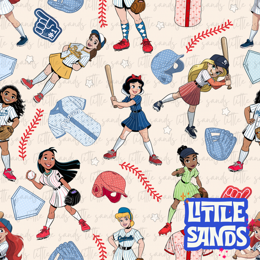 Baseball princess tan