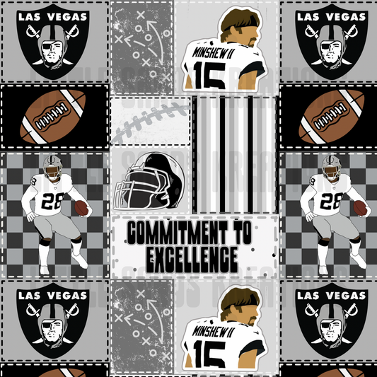 Raiders patchwork