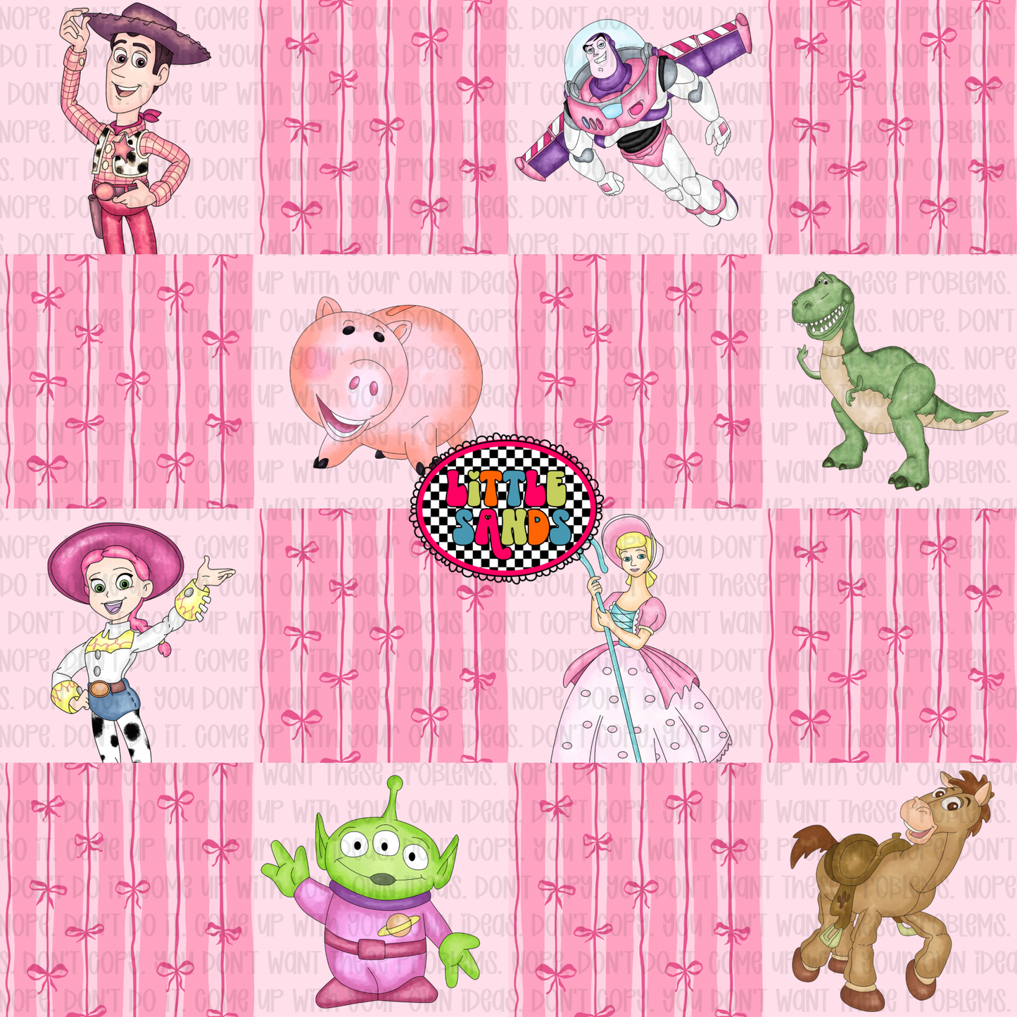 Girly toys checkers