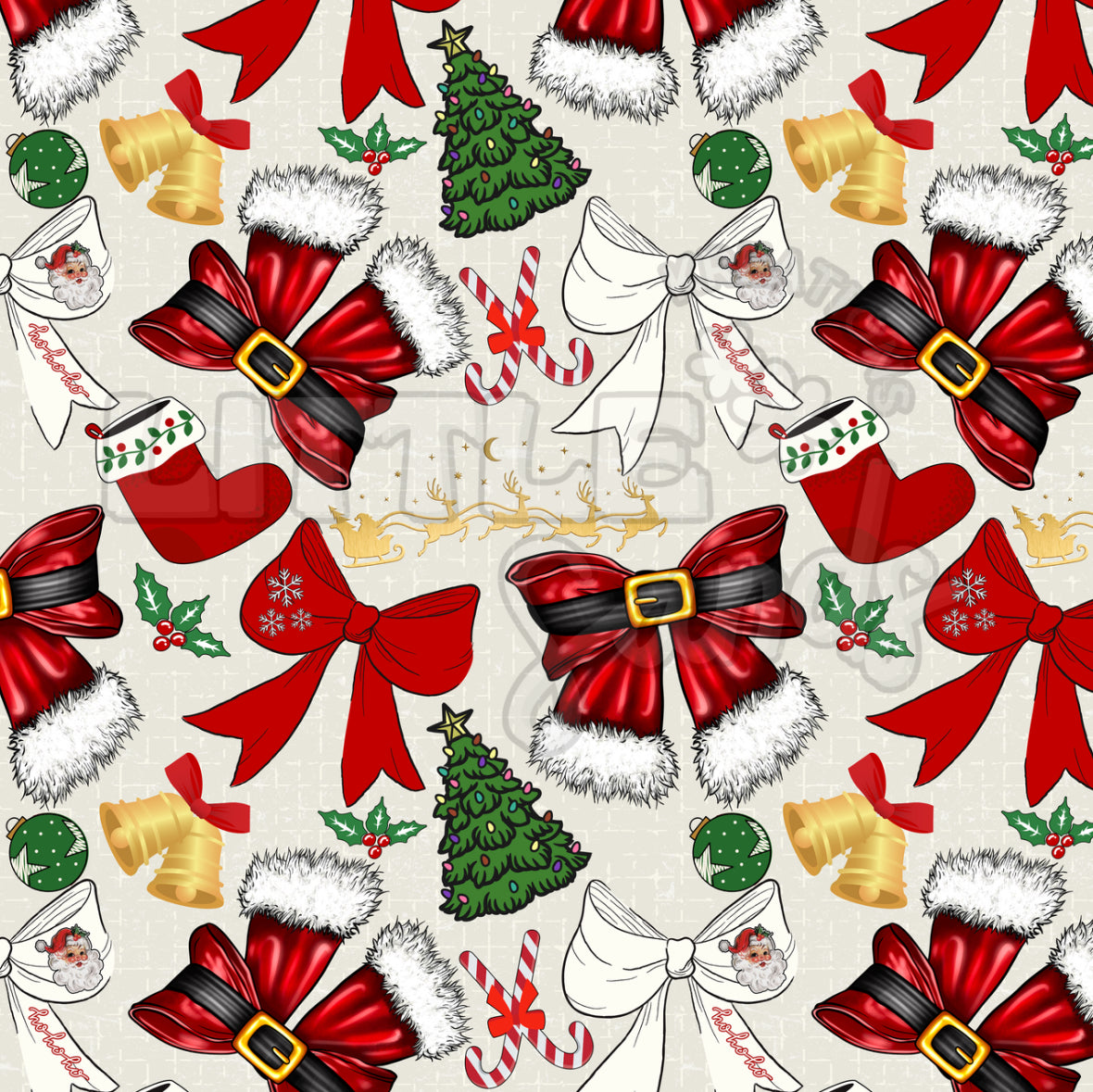 Santa bows