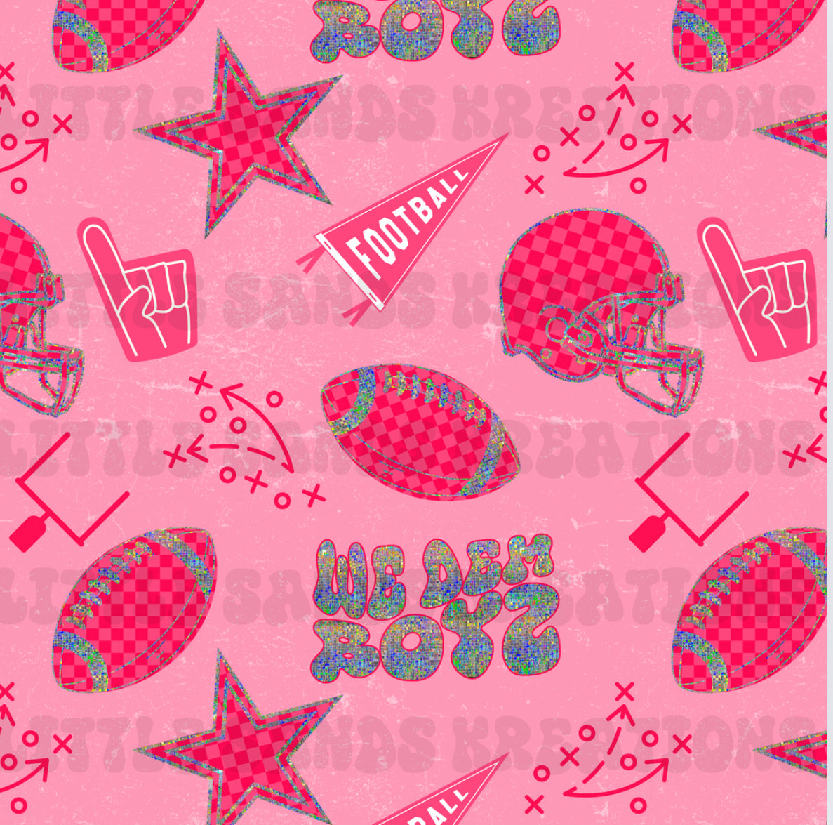 Girly cowboys seamless