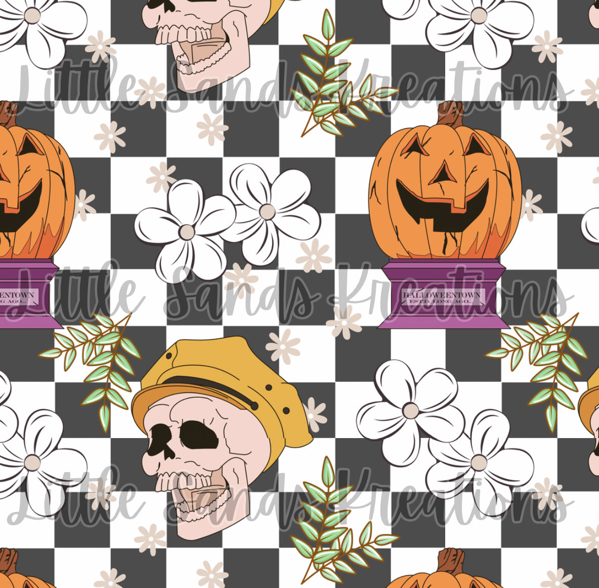 Bennie floral checks