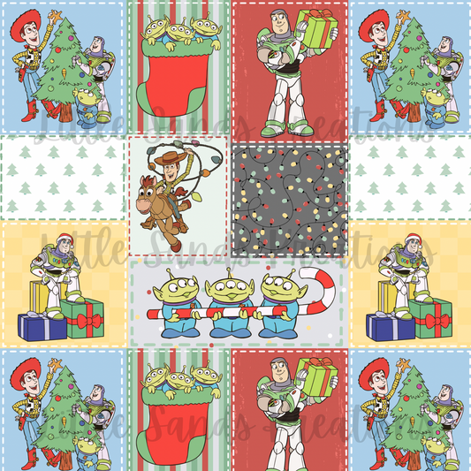 Toy Christmas patchwork
