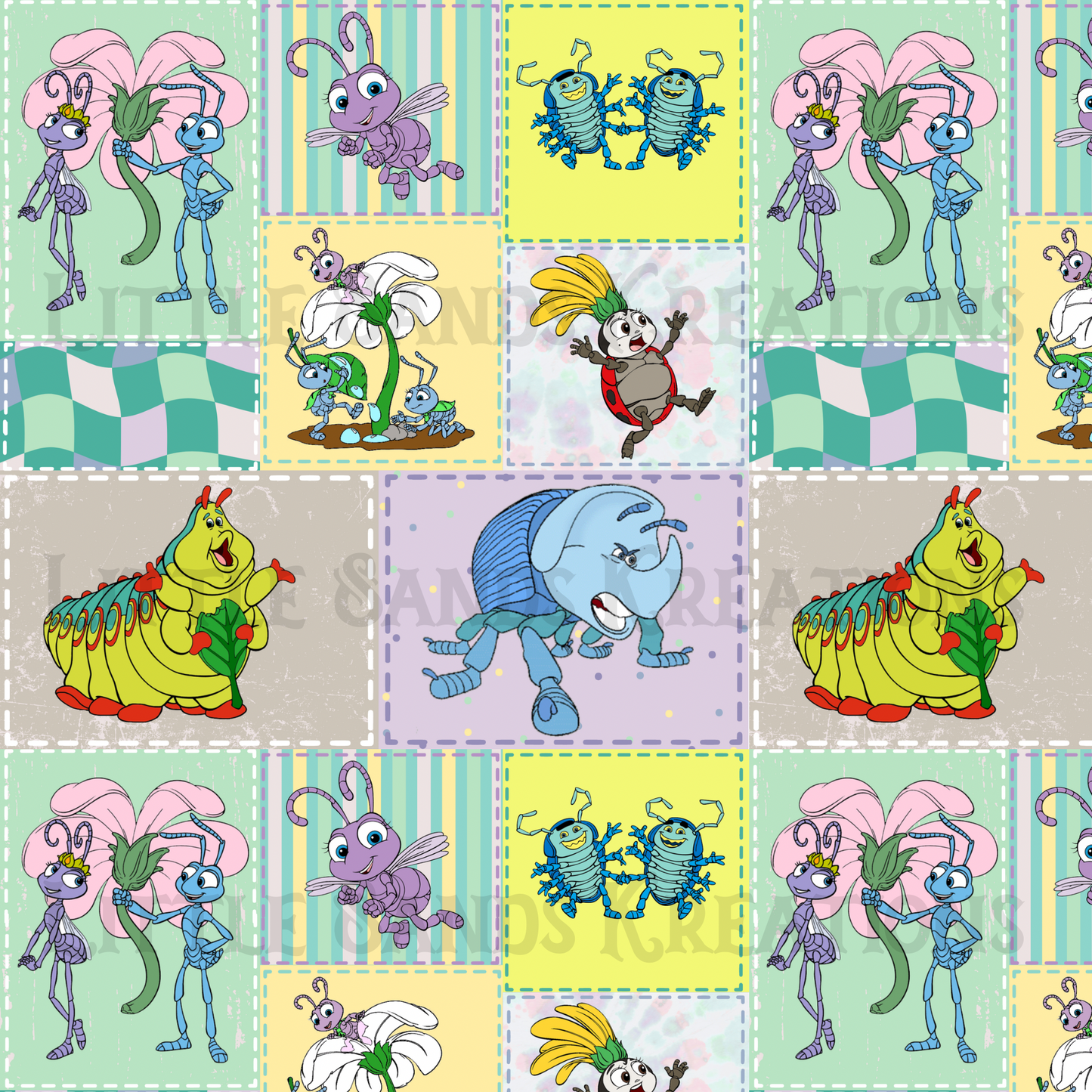 Bugs life patchwork