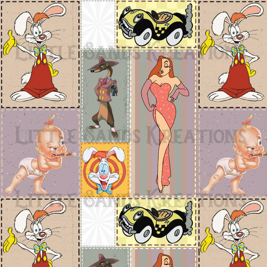 Roger rabbit patchwork