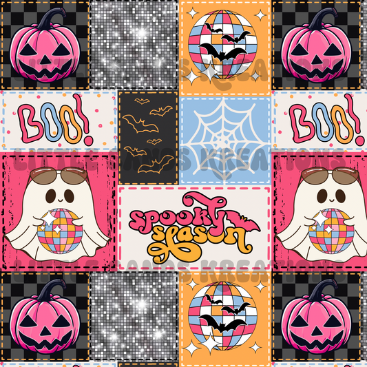 Disco ghostie patchwork