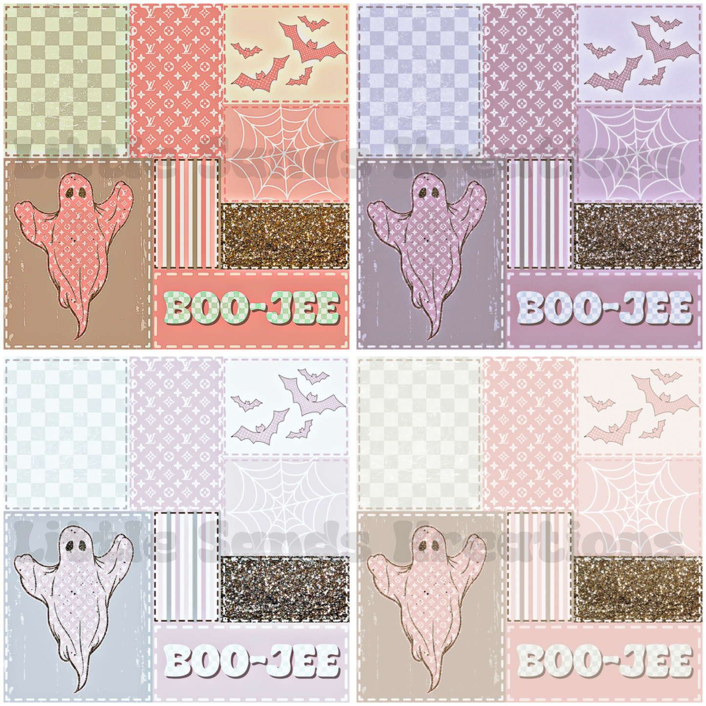 Bundle of 8 boo-jee patchwork