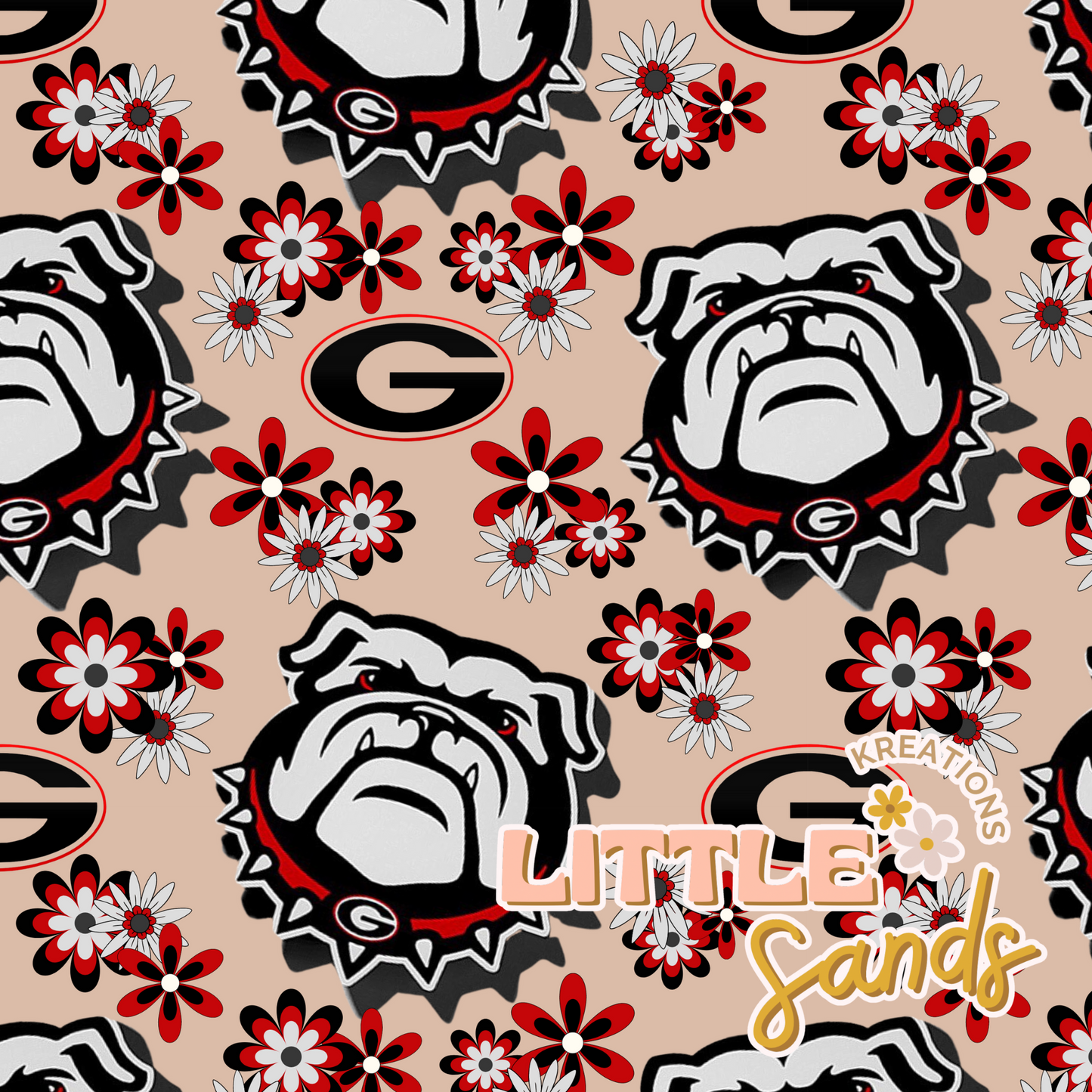 Team seamless-floral dawgs